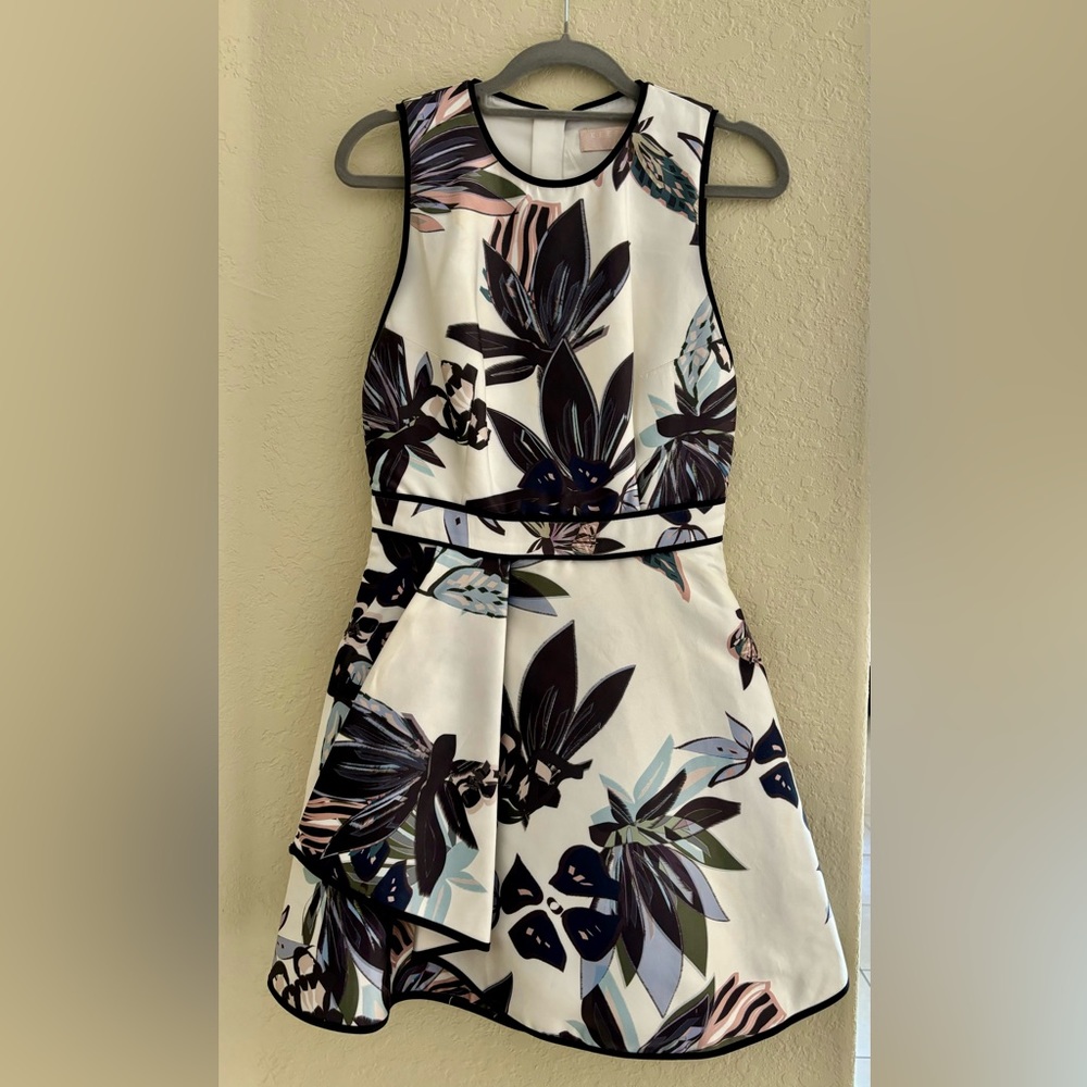 Darling A line flower print dress